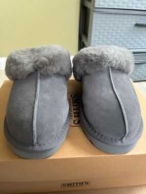 NEW Women's SMITH'S Workwear Slippers - Shearling Mule Slipper